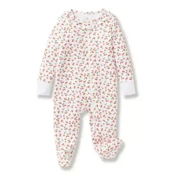 Baby Pima Romper in Cherry Orchard