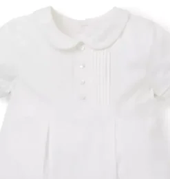 Baby Pintuck Collared Romper