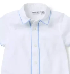 Baby Piped Collar Romper