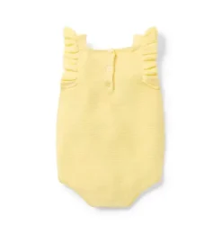 Baby Pointelle Ruffle Romper
