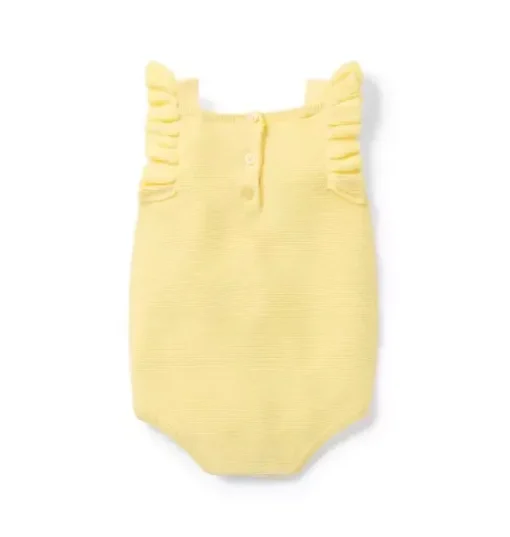 Baby Pointelle Ruffle Romper