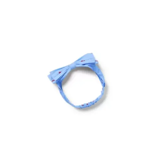 Baby Strawberry Bow Soft Headband