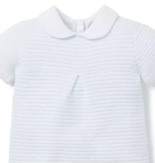 Baby Striped Collared Romper