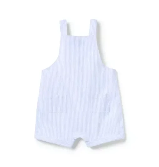 Baby Striped Linen-Cotton Overall
