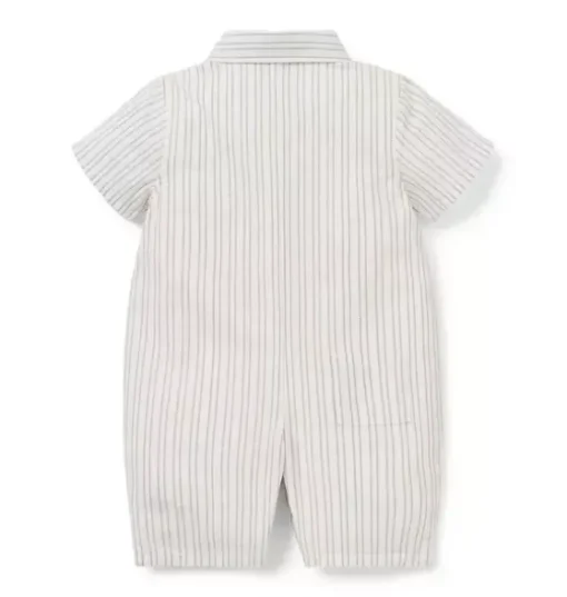 Baby Striped Sea Turtle Romper