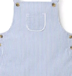 Baby Striped Seersucker Overall