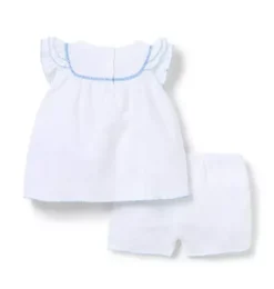 Baby Textured Ruffle Matching Set