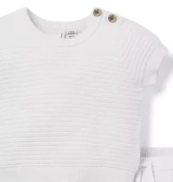 Baby Textured Stripe Sweater Set