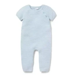 Baby Textured Striped One-Piece