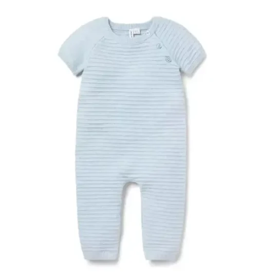 Baby Textured Striped One-Piece