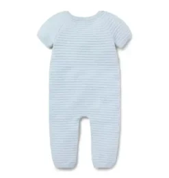 Baby Textured Striped One-Piece