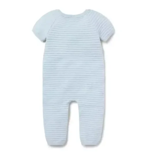 Baby Textured Striped One-Piece