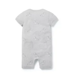 Baby Zebra Knit Romper