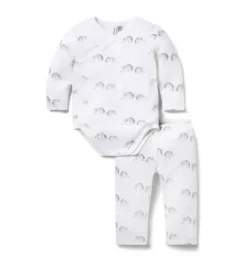 Baby Zebra Wrap Matching Set