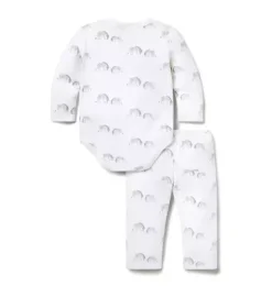 Baby Zebra Wrap Matching Set