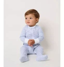 Baby's Pima Romper in La Mer