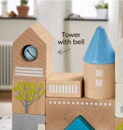 Bad Rodach 18 Piece Wooden Building Blocks