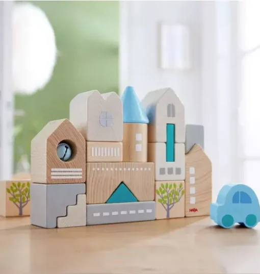 Bad Rodach 18 Piece Wooden Building Blocks