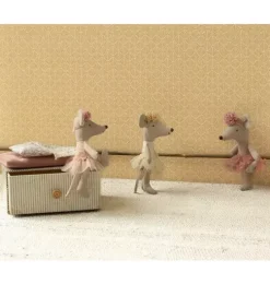 Ballerina mouse, Little sister - Off white