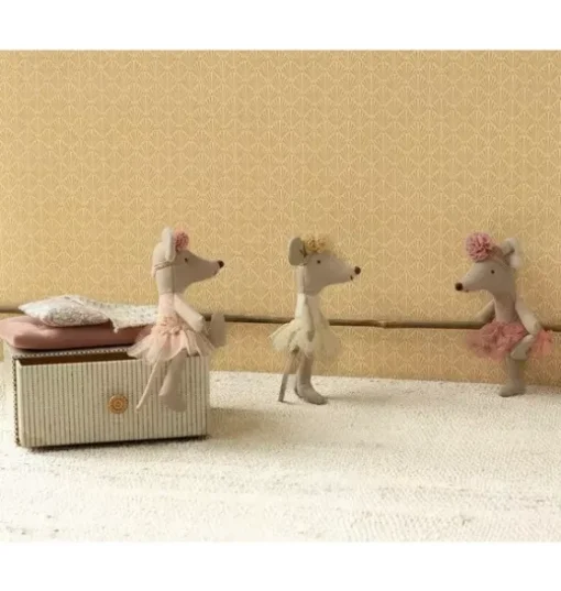 Ballerina mouse, Little sister - Off white