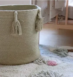 Basket Woody Olive