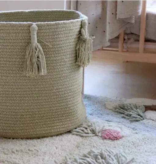 Basket Woody Olive