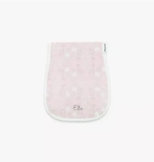 Bird's Song Burp Cloth - Pink