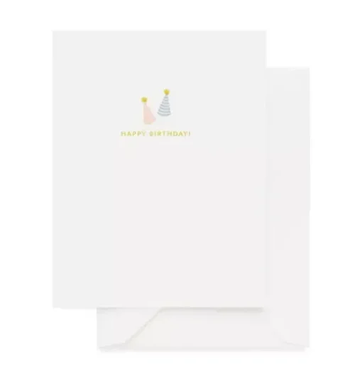 Birthday Party Hats Birthday Card