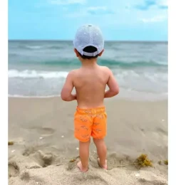 Blue Seersucker Sailboat Baseball Hat