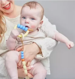 Bluebell Arch Ring Teether + Clip Set