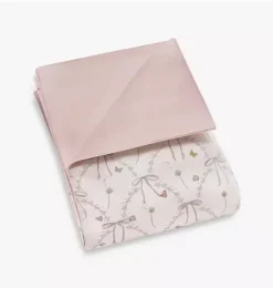 Bows & Butterfly Kisses Baby Duvet Set - Pink