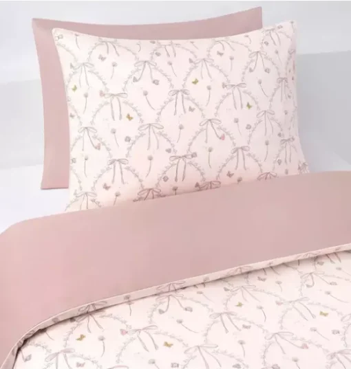 Bows & Butterfly Kisses Twin Set - Pink