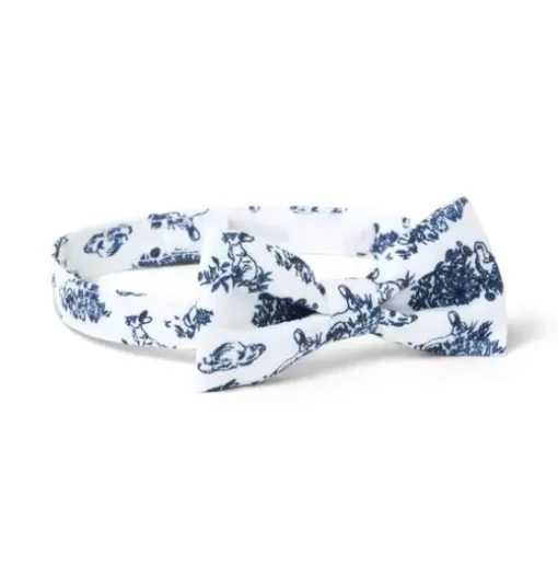 Bunny Toile Bowtie