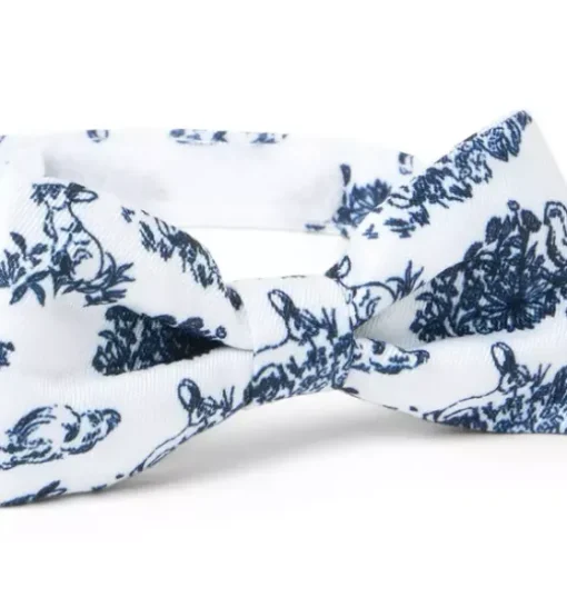Bunny Toile Bowtie