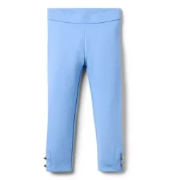 Button Cuff Ponte Pant