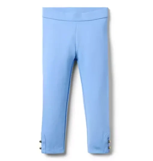 Button Cuff Ponte Pant