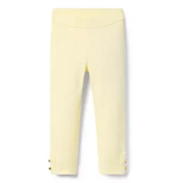 Button Cuff Ponte Pant