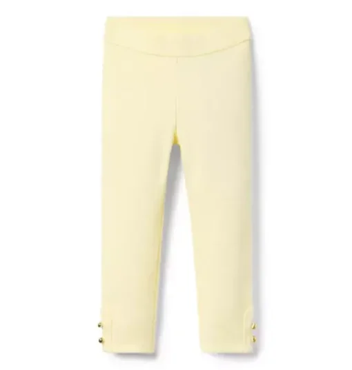 Button Cuff Ponte Pant