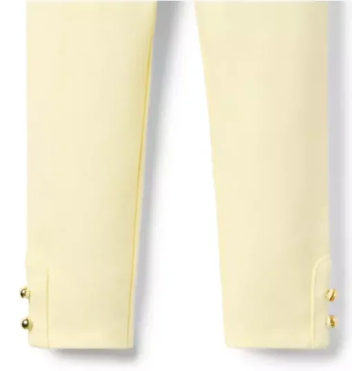 Button Cuff Ponte Pant