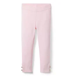 Button Cuff Ponte Pant