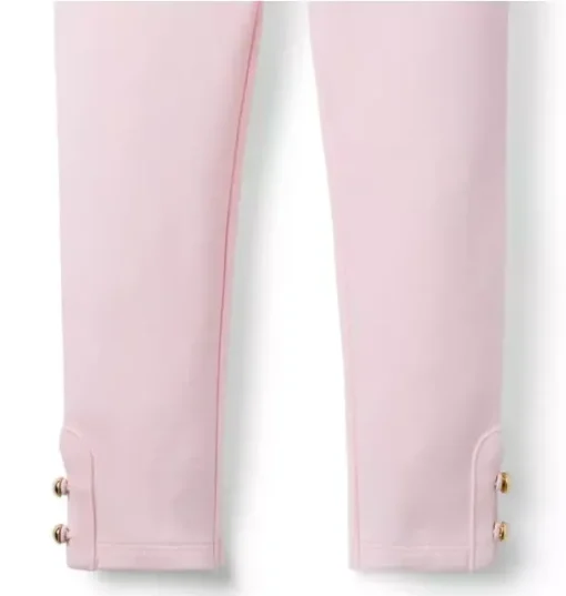 Button Cuff Ponte Pant
