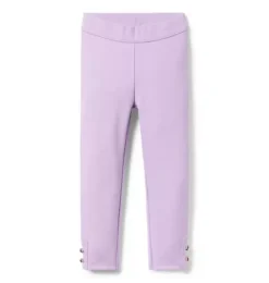 Button Cuff Ponte Pant
