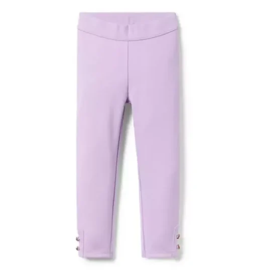 Button Cuff Ponte Pant