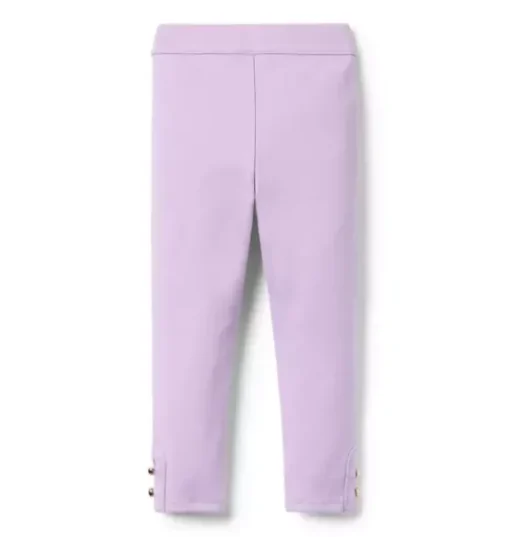 Button Cuff Ponte Pant