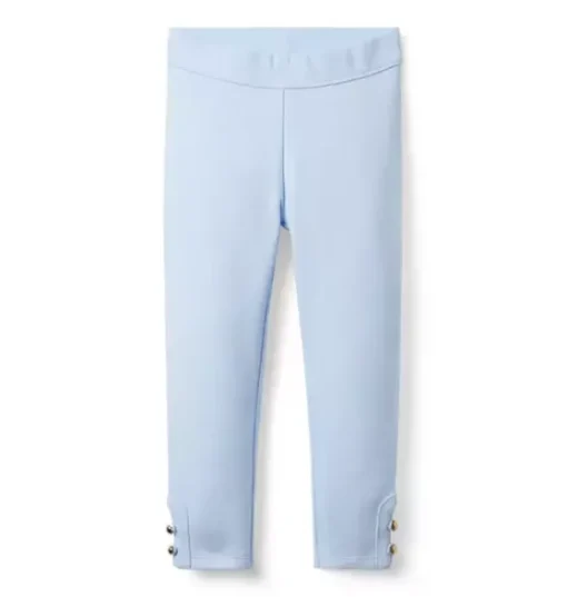 Button Cuff Ponte Pant