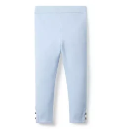 Button Cuff Ponte Pant