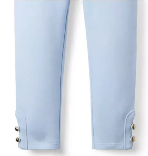 Button Cuff Ponte Pant