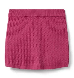 Cable Knit Sweater Skirt