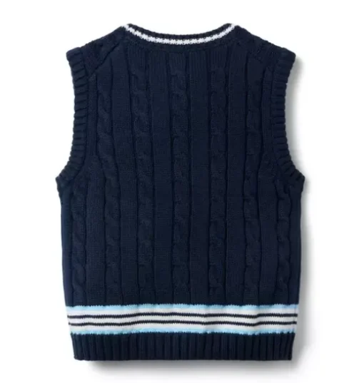 Cable Knit Sweater Vest