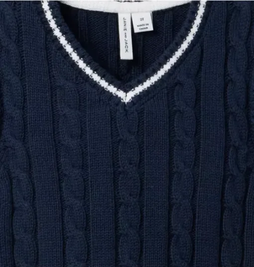 Cable Knit Sweater Vest